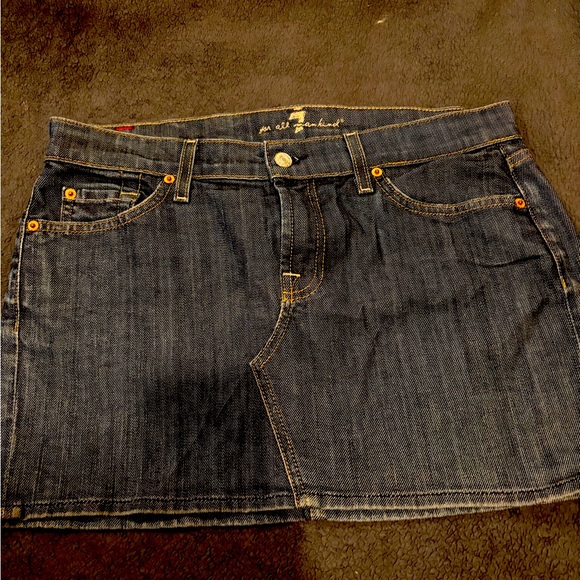 Seven for all mankind denim skirt - Picture 1 of 5